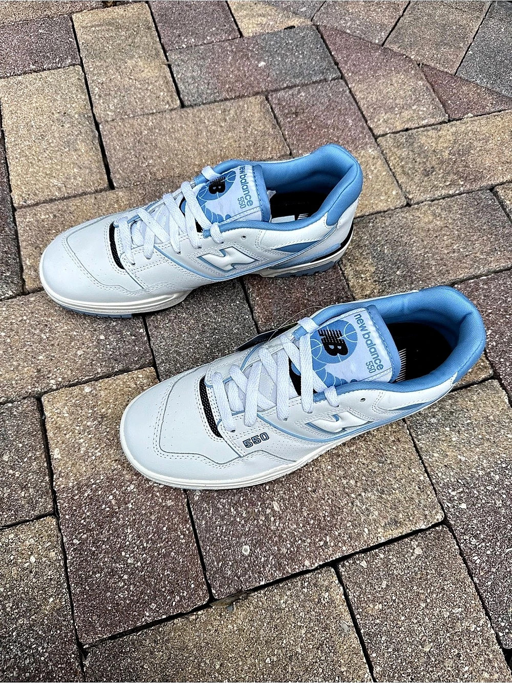 New Balance 550 UNC White University Blue UNC White & Blue Sneakers